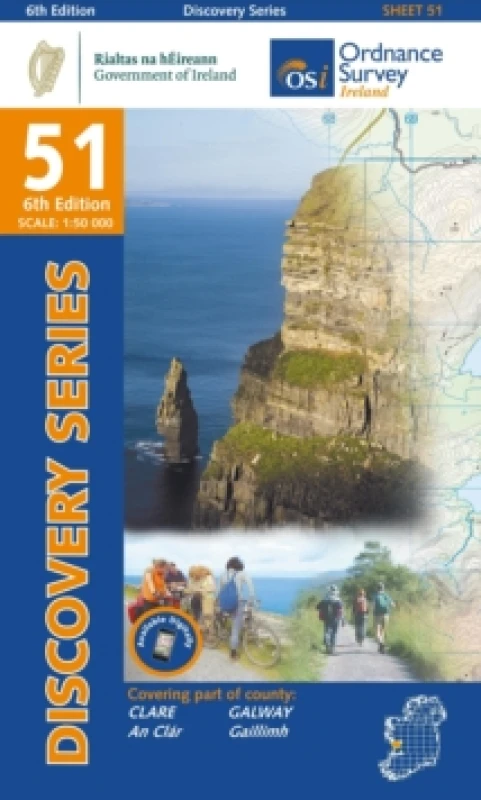 Image of Clare, Galway Sheet map, folded