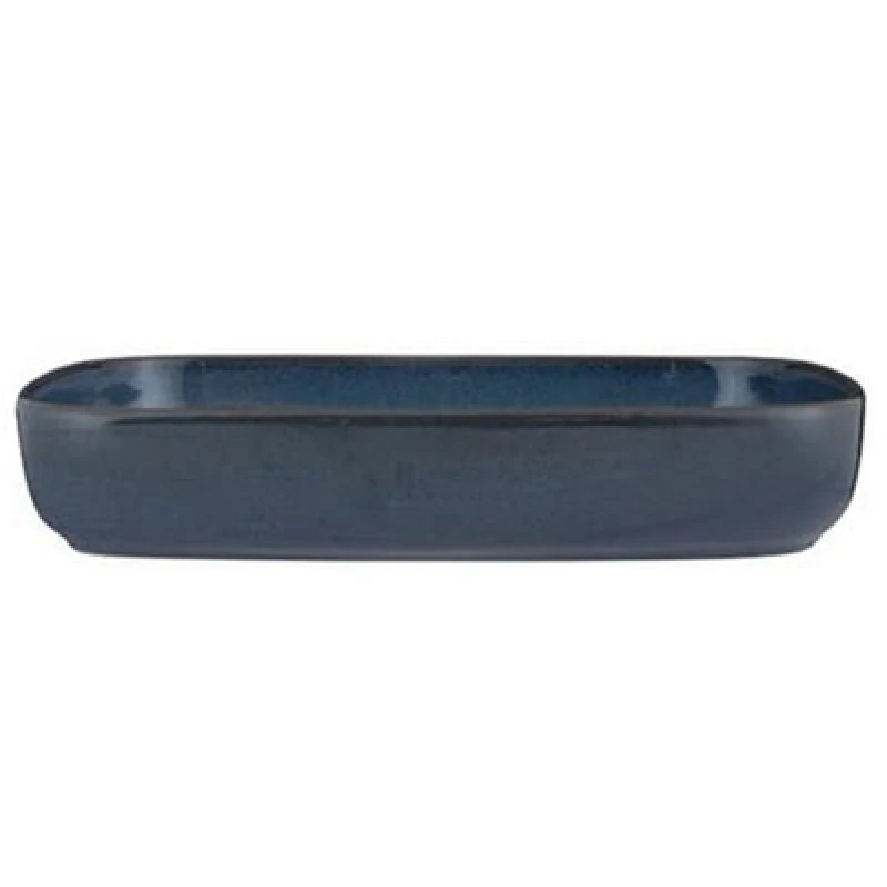 Image of Mason Cash Reactive Blue Set of 2 Rectangle Dishes Oven To Table Oven Dishes 1 Blue 71428918027