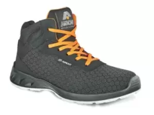 Image of AIMONT DIAMONT METAL FREE Black/Grey Polymer Toe Capped Unisex Safety Boots, UK 8, EU 42
