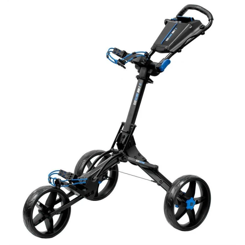 Image of EzeGlide Ezeglide Bolt 2 + Easy Opening Trolley Golf Trolleys One size Blue 70657503000