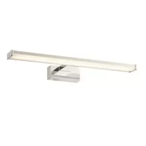Image of Endon Axis - LED 1 Light Bathroom Wall Frosted Polypropylene, Chrome Abs Plastic IP44