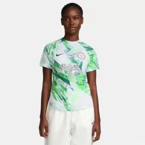 Image of Nike Nigeria Pre Match Shirt 2023 Womens - White
