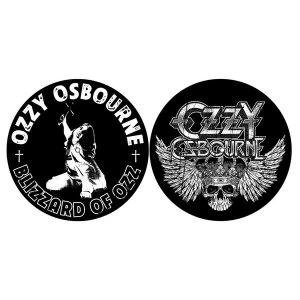 Image of Ozzy Osbourne - Blizzard of Ozz/Crest Turntable Slipmat Set