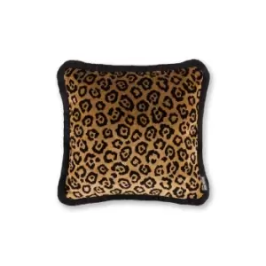 Image of Paloma Faith Velvet Leopard Cushion
