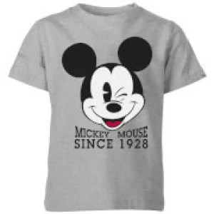 Image of Disney Since 1928 Kids T-Shirt - Grey - 3-4 Years