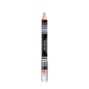 Image of Lottie London Arch Rival - Brow Pencil and Highlight Duo Light Brown