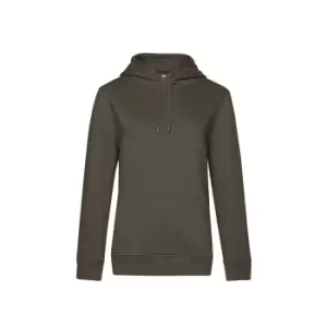 Image of B&C Womens/Ladies Queen Hoody (M) (Khaki)