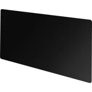 Image of Adam Vitreo Medium Radiator Cover in Black Glass, 1200mm