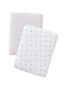 Image of Silver Cross Floral 2Pk Fitted Sheet