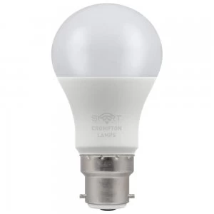 Image of Crompton Lamps LED Smart GLS 8.5W Dimmable RGBW 3000K BC-B22d - CROM12325
