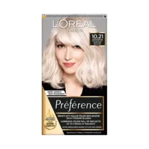 Image of L'Or&amp;eacute;al Preference Z2 10.21 Stockholm Very Light Pearl Blonde