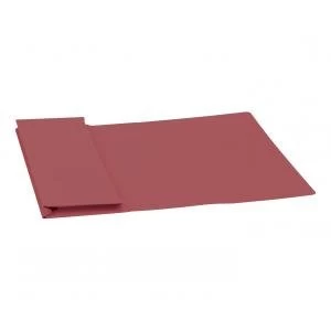 Image of Elite Document Wallet Full Flap 315gsm Capacity 35mm Foolscap Red Pack