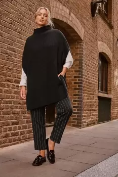 Image of High Neck Knitted Vest Top