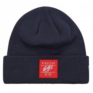 Image of Fresh Ego Kid Logo Beanie - Navy 334