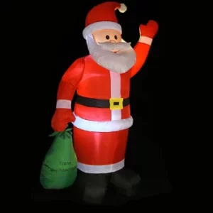 Image of Inflatable Santa Claus 6ft with LED Lights