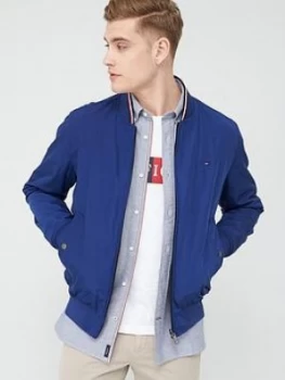 Image of Tommy Hilfiger Reversible Bomber Jacket - Blue Ink