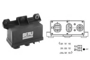Image of Beru GR067 / 0201010067 Glow Plug Control Unit Replaces 77 00 790 579