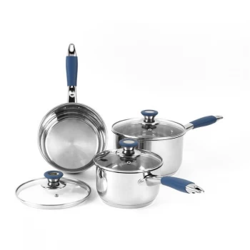 Image of Russell Hobbs RH S/Steel Saucepan Set23 - S/Steel