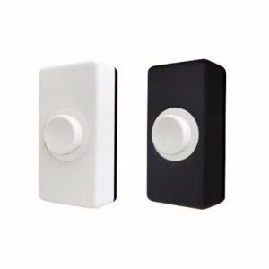 Image of Eterna Wired Surface Mounted Bell Push Interchangeable Covers