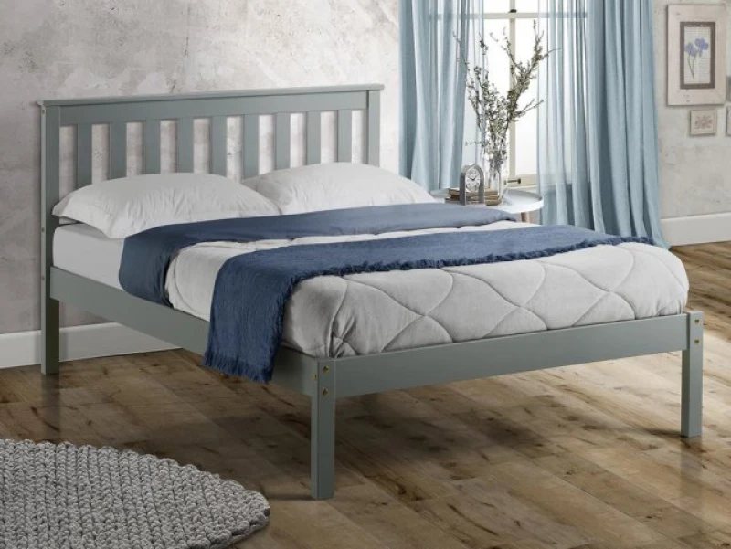 Image of Birlea Denver 4ft6 Double Grey Wooden Bed Frame