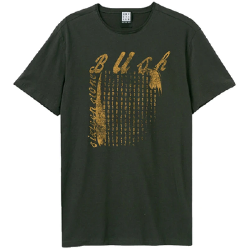 Image of Amplified Amplified Men 16 Stone Bush T-Shirt in Charcoal Size: X-Small Charcoal XS Male 5063806006824