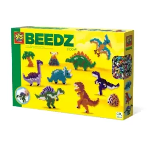 Image of SES Creative Beedz Iron on beads - Dino world