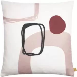 Image of Aida 100% Recycled Cushion Blush, Blush / 43 x 43cm / Polyester Filled