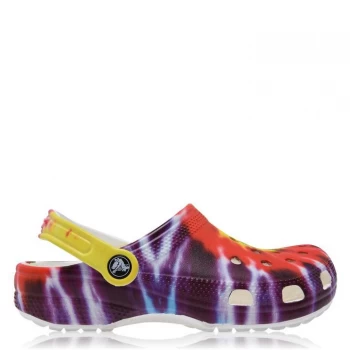 Image of Crocs Tie Dye Graphic Clog - Multi 90H