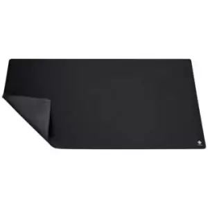 Image of Deltaco Gaming GAM-081 Gaming mouse pad Non-slip Black (W x D) 1200 mm x 600 mm