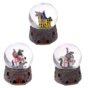 Image of Mounted on Horseback Knight Snow Globe (1 Random Supplied)