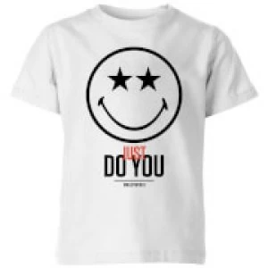Image of Smiley World Slogan Just Do You Kids T-Shirt - White - 7-8 Years - White
