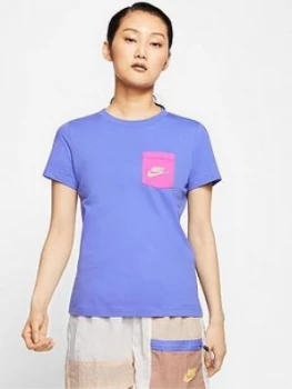 Image of Nike Nsw Icon Clash T-Shirt - Sapphire