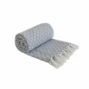 Image of Emma Barclay Casablanca Throw 70 x 100" Silver