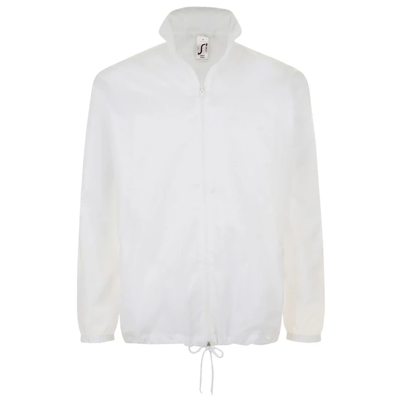 Image of SOL'S Shift Showerproof Windbreaker Jacket in White Size: XS White Unisex XS