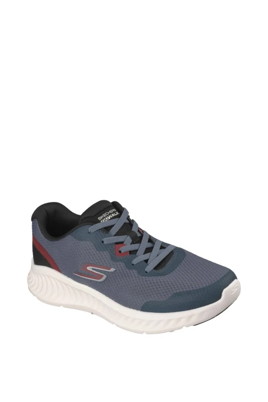 Image of Skechers Mens GO WALK Now - Viligent Trainers in Dark Grey Size: 8 Dark Grey Male 8
