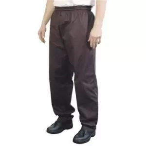 Image of BonChef Baggy Mens Chef Trousers (XS) (Black) - Black