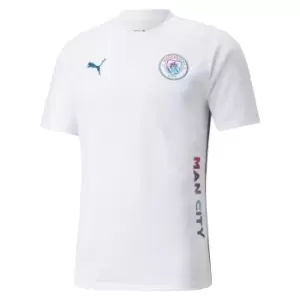 Image of 2021-2022 Man City Casuals Tee (White)
