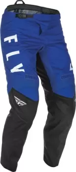 Image of Fly Racing F-16 Motocross Pants, black-blue, Size 38, black-blue, Size 38