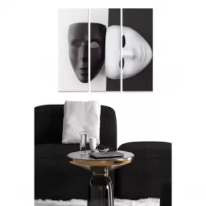 Image of MDF418181956 Multicolor Decorative MDF Painting (3 Pieces)