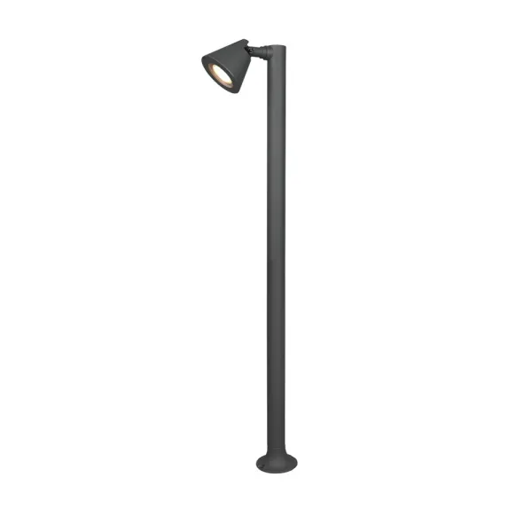 Image of Kaveri Modern 100cm Outdoor Bollard Anthracite IP44