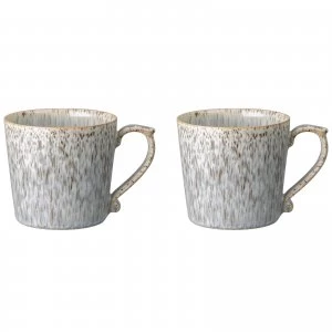 Image of Denby Halo Speckle Large Mugs - 390ml (Set of 2)
