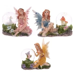 Image of Glitter Flower Fairy Waterball Ornament (1 Random)