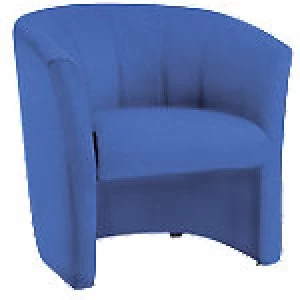 Image of Reception Seating Neo Single Tub Blue Fabric