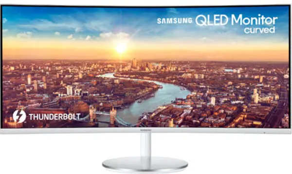 Image of Samsung Thunderbolt 34" CJ791 UltraWide Quad HD Curved QLED Monitor