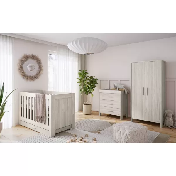 Image of Venicci Forenzo 3 Piece Room Set - Nordic White Oak