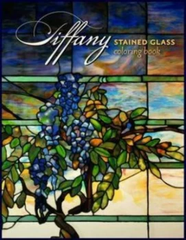 Image of Tiffany Stained Glass Color Bk by Louis Comfort Tiffany Paperback