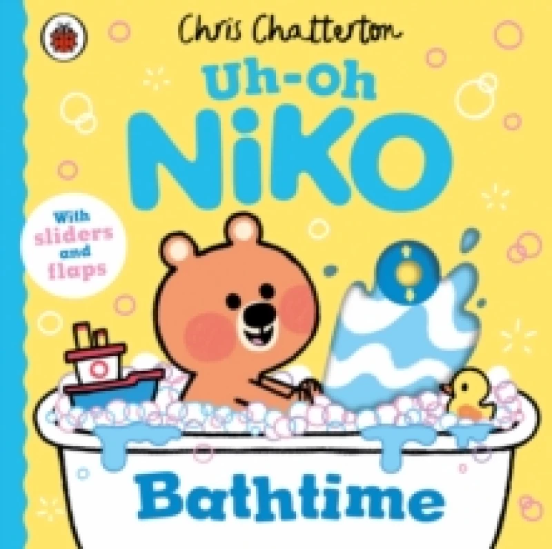 Image of Uh-Oh, Niko: Bathtime : a push, pull and slide story Board book