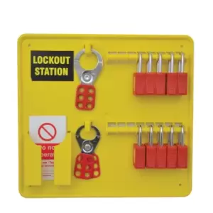 Image of Premier Lockout Station - 10 Station Filled