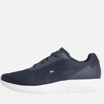 Image of Tommy Hilfiger Mens Lightweight Tech Mesh Flag Running Style Trainers - Desert Sky - UK 8