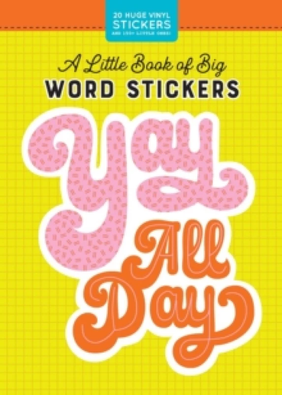 Image of A Little Book of Big Word Stickers Paperback / softback